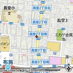 セブンイレブン東大阪長堂２丁目南店周辺の地図