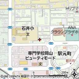 岡山県岡山市北区寿町1-18周辺の地図