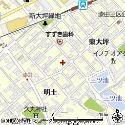 愛知県田原市神戸町新大坪53周辺の地図