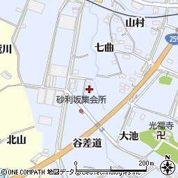 愛知県田原市豊島町天白133-3周辺の地図