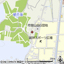 岡山県岡山市東区久保304周辺の地図