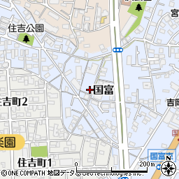 岡山県岡山市中区国富979-13周辺の地図