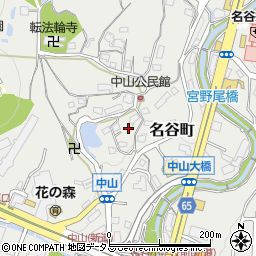 兵庫県神戸市垂水区名谷町垣ノ内周辺の地図