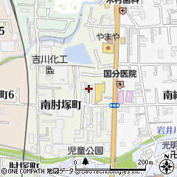 奈良県奈良市南肘塚町126-7周辺の地図