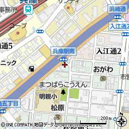 兵庫南ビル周辺の地図
