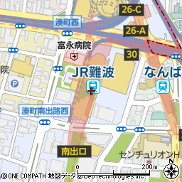 大阪府大阪市浪速区湊町周辺の地図