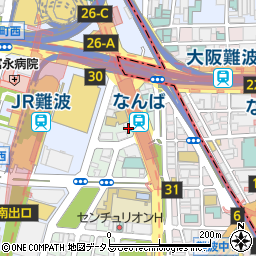 ひもの野郎 なんばみなとまち店周辺の地図