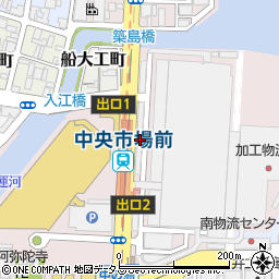 株式会社湯川商店　第１売り場周辺の地図