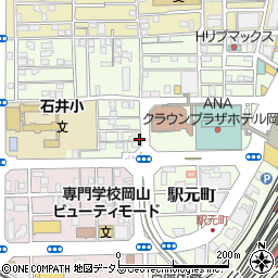 岡山県岡山市北区寿町3-20周辺の地図