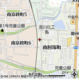 奈良県奈良市南肘塚町58-5周辺の地図