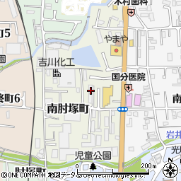 奈良県奈良市南肘塚町128-9周辺の地図
