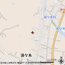 静岡県牧之原市須々木882-1周辺の地図