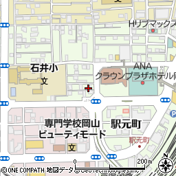 岡山県岡山市北区寿町3-2周辺の地図