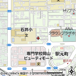 岡山県岡山市北区寿町3-11周辺の地図