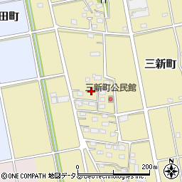 静岡県浜松市中央区三新町248周辺の地図