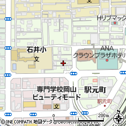 岡山県岡山市北区寿町3-14周辺の地図