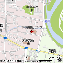 掛川市役所　教育委員会学校教育課教育センター周辺の地図