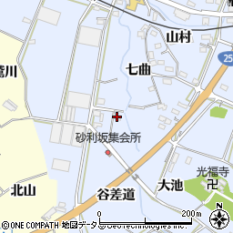 愛知県田原市豊島町天白133-2周辺の地図