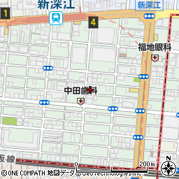 大阪府大阪市東成区大今里南6丁目周辺の地図