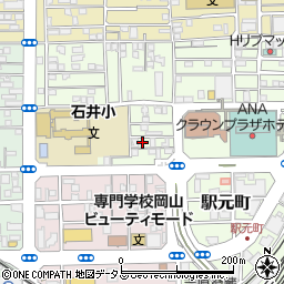 岡山県岡山市北区寿町3-12周辺の地図