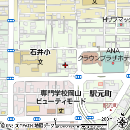 岡山県岡山市北区寿町3-13周辺の地図