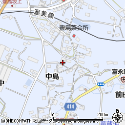 愛知県田原市豊島町高畑46周辺の地図