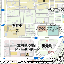 岡山県岡山市北区寿町3-15周辺の地図