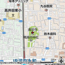 長栄寺周辺の地図