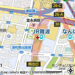 大阪宝くじドリーム館周辺の地図