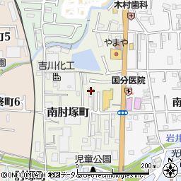 奈良県奈良市南肘塚町128-6周辺の地図