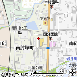 奈良県奈良市南肘塚町126-10周辺の地図