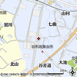 愛知県田原市豊島町天白131-3周辺の地図