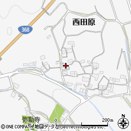 三重県名張市西田原701周辺の地図