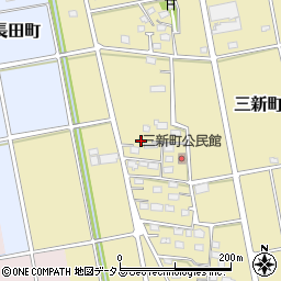 静岡県浜松市中央区三新町245周辺の地図