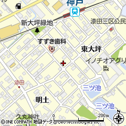 愛知県田原市神戸町新大坪139周辺の地図