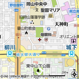 ダイヤクリーニング株式会社　蕃山町店周辺の地図