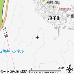 島根県益田市須子町73周辺の地図