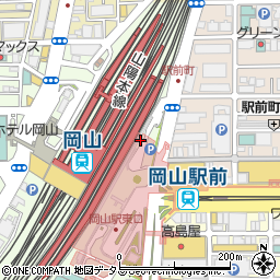 株式会社三好野本店　岡山駅ＪＲ営業部周辺の地図