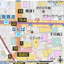 眼鏡市場周辺の地図