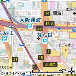 ファーストキャビン御堂筋難波店周辺の地図