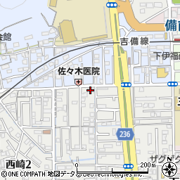 サニーライフ西崎周辺の地図