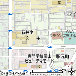 岡山県岡山市北区寿町4-8周辺の地図