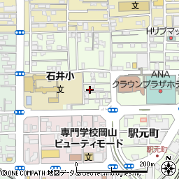 岡山県岡山市北区寿町4-6周辺の地図