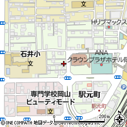 岡山県岡山市北区寿町4-1周辺の地図