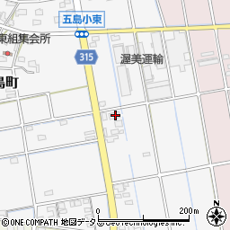 静岡県浜松市中央区西島町1022周辺の地図