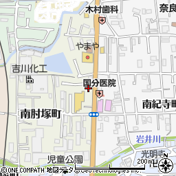 奈良県奈良市南肘塚町49-25周辺の地図