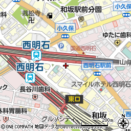 宮本むなしＪＲ西明石駅前周辺の地図