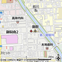 田阪文化周辺の地図