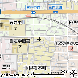 岡山県岡山市北区下伊福本町15周辺の地図