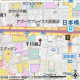 タンヤーシェ  譚鴨血老火鍋 大阪日本橋店周辺の地図